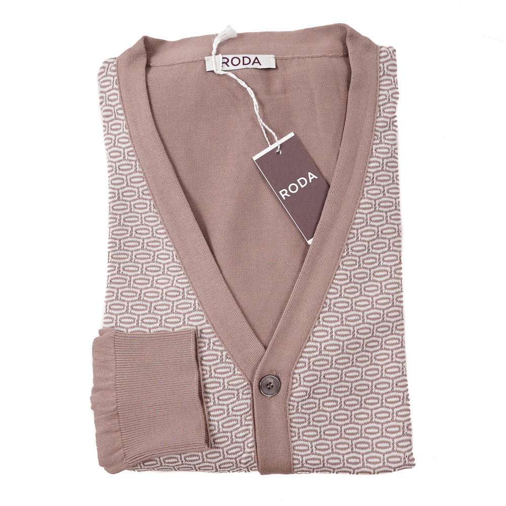 Roda Jacquard Patterned Cardigan Sweater - Top Shelf Apparel