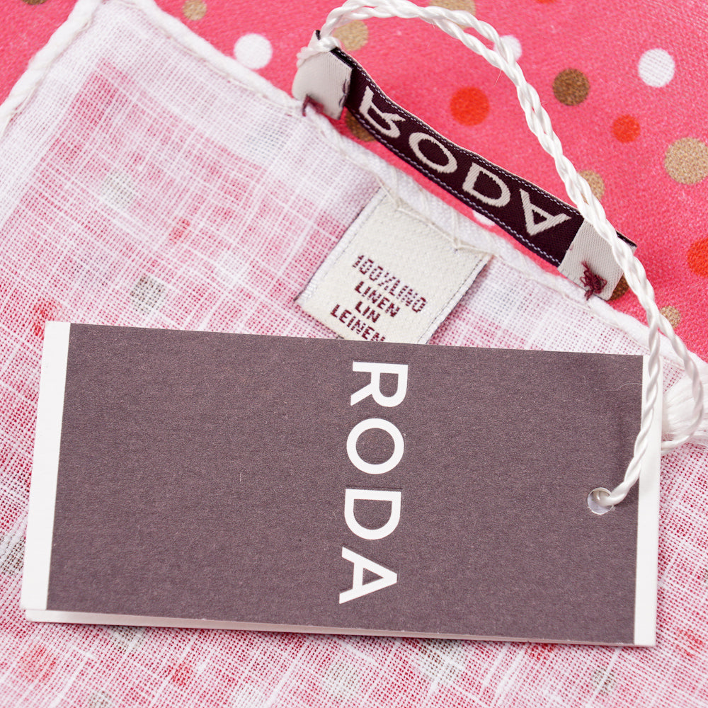 Roda Printed Linen Pocket Square - Top Shelf Apparel