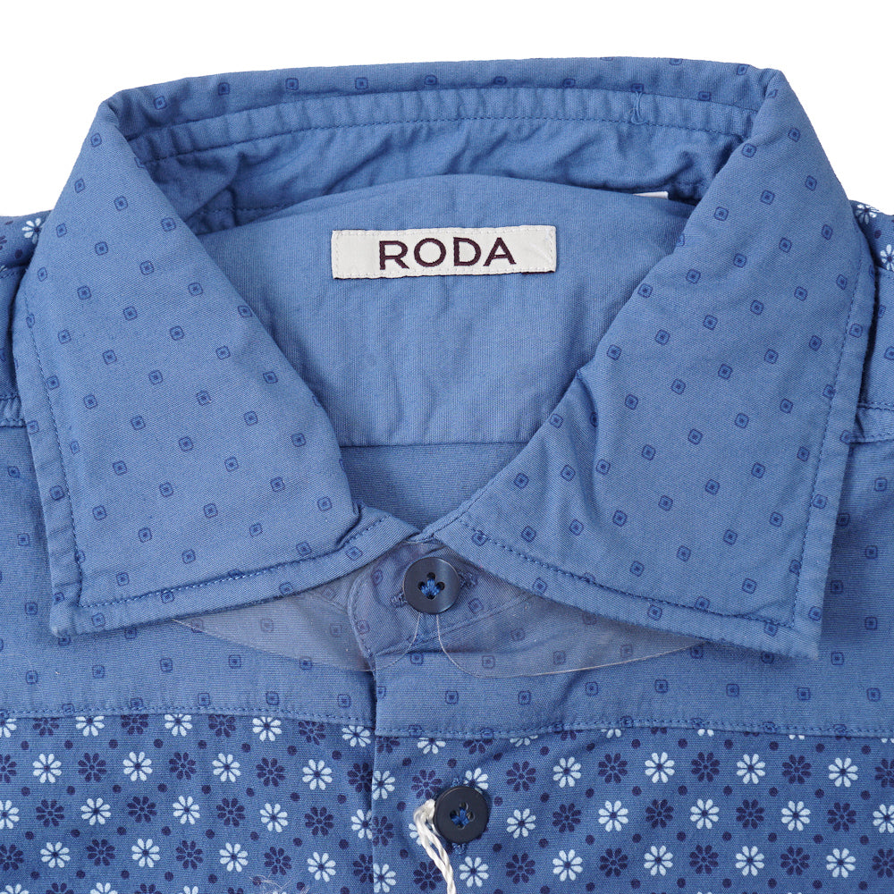 Roda Slim-Fit Printed Chambray Shirt - Top Shelf Apparel