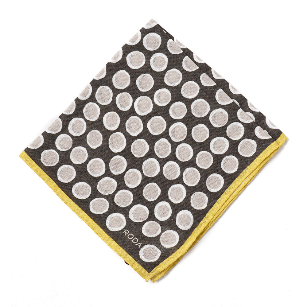 Roda Printed Linen Pocket Square - Top Shelf Apparel