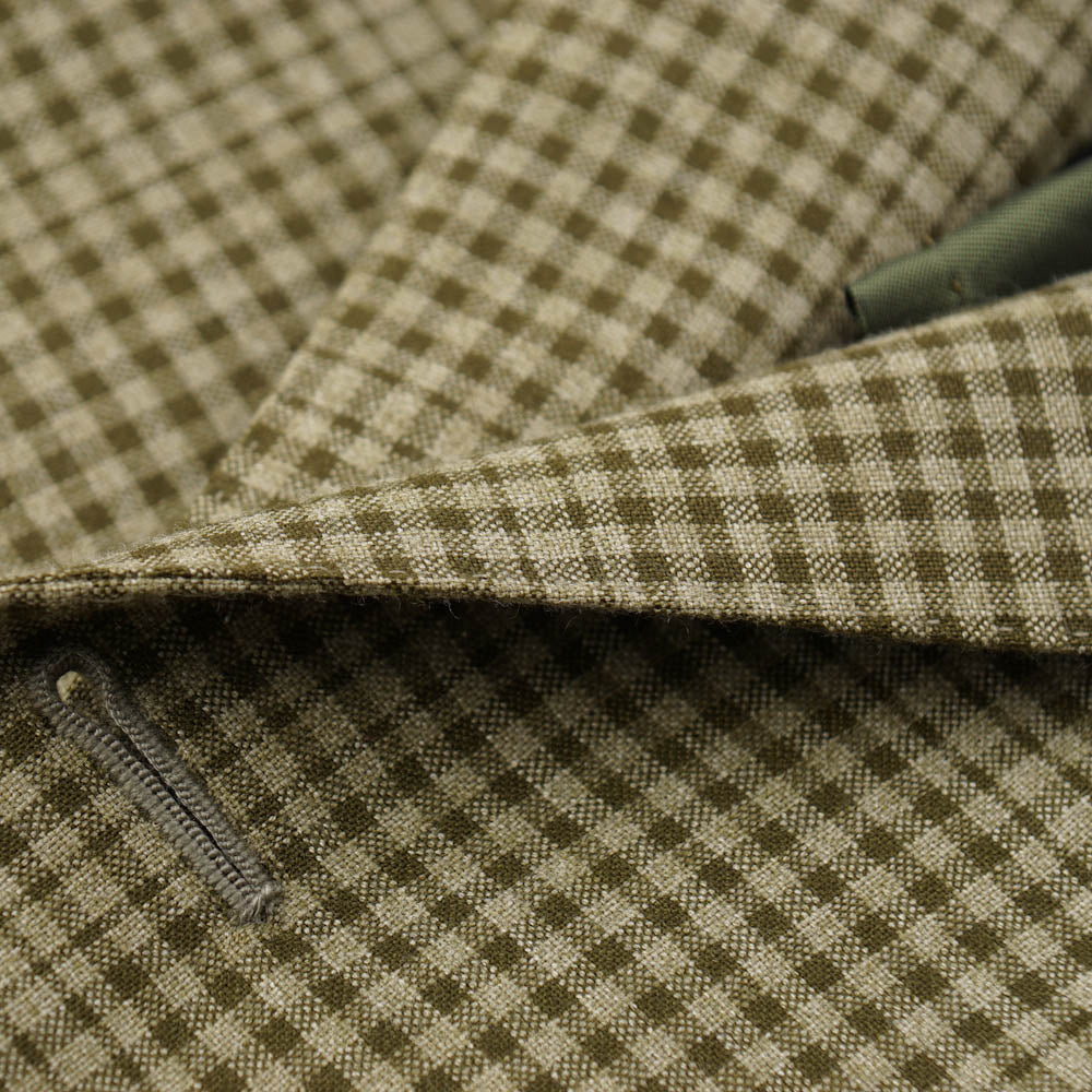 Isaia Green Check Cashmere-Blend Sport Coat - Top Shelf Apparel