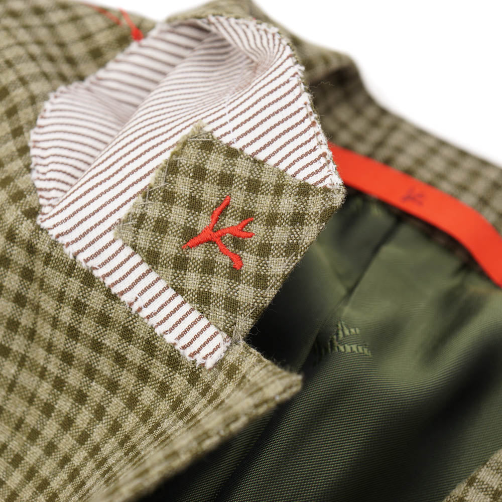 Isaia Green Check Cashmere-Blend Sport Coat - Top Shelf Apparel