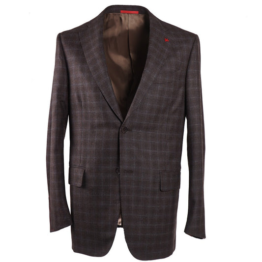Isaia Check Patterned Wool Sport Coat - Top Shelf Apparel
