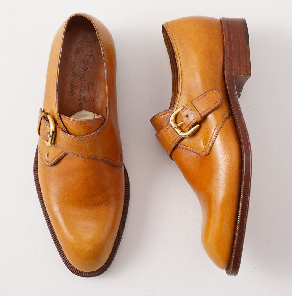 Silvano Lattanzi Monk Strap in Golden Tan - Top Shelf Apparel