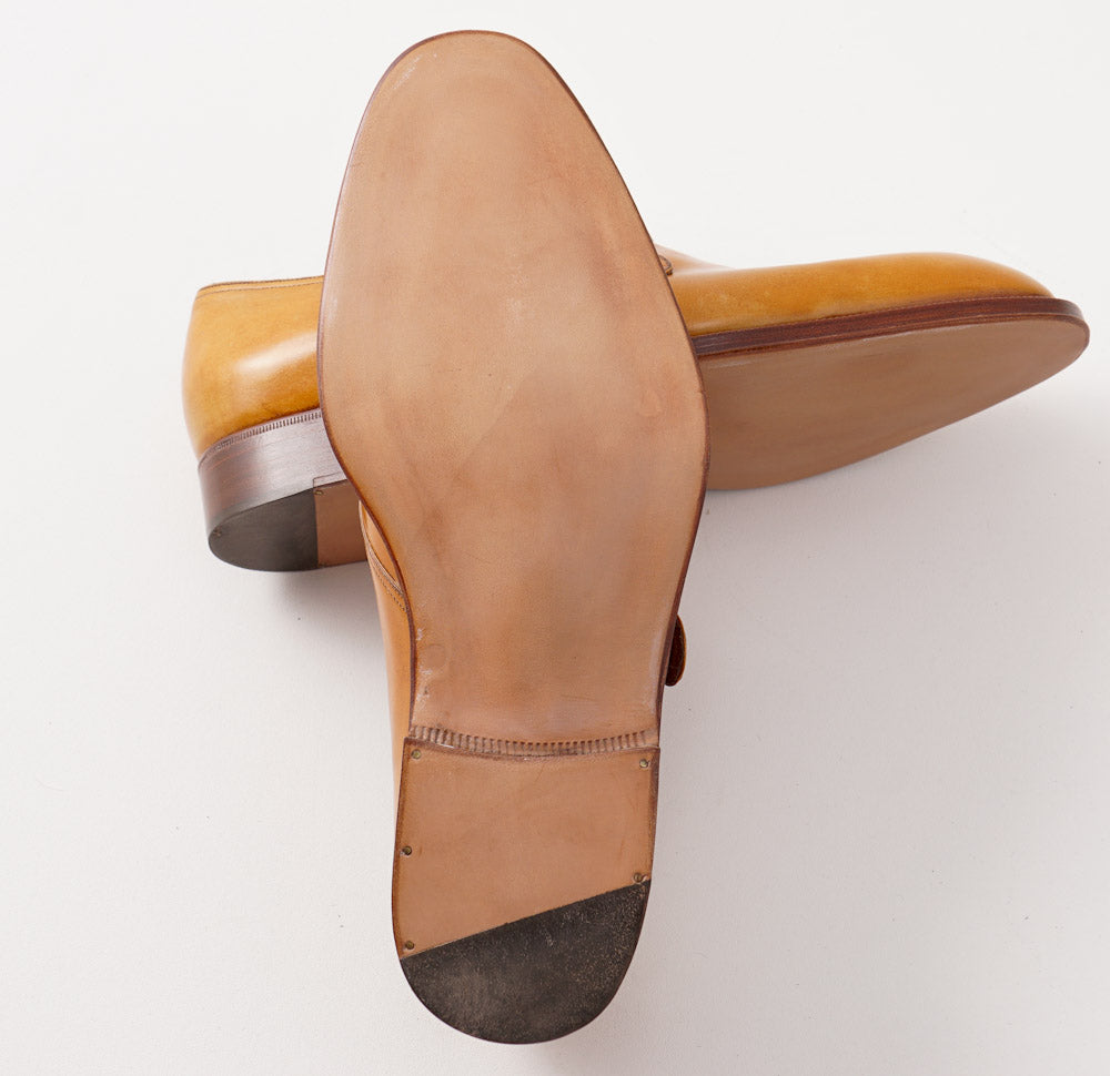 Silvano Lattanzi Monk Strap in Golden Tan - Top Shelf Apparel