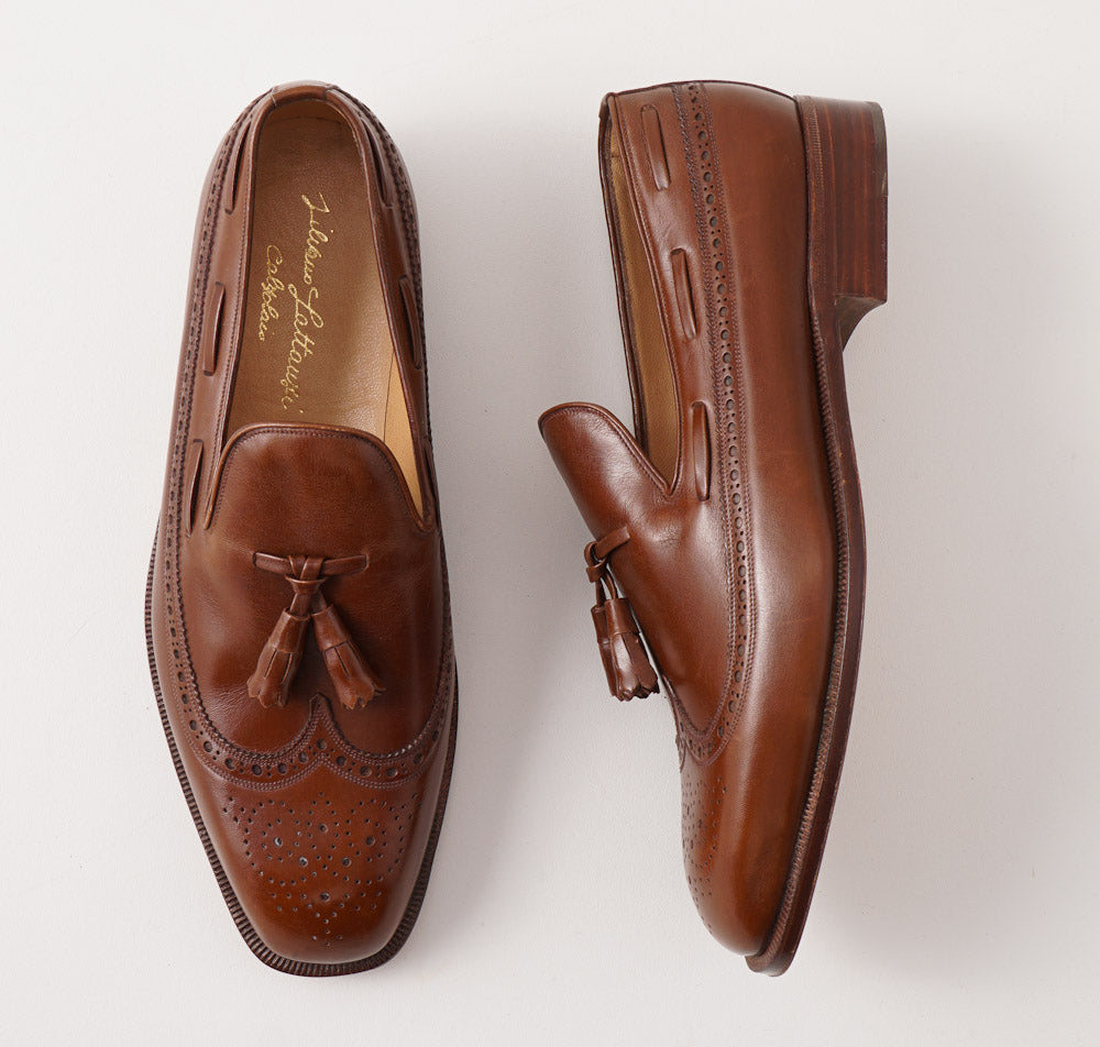 Silvano Lattanzi Tassel Loafer in Medium Brown - Top Shelf Apparel