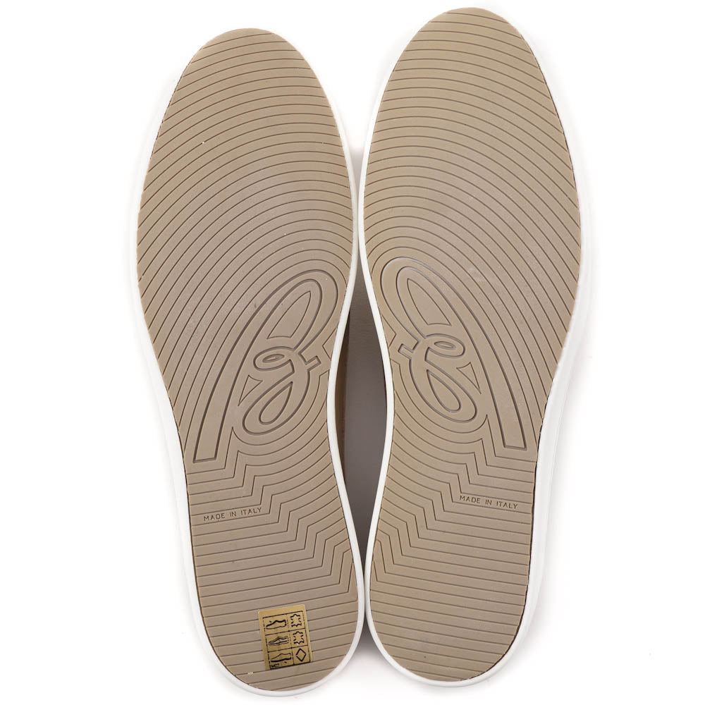 Brioni Tan Calf Leather Boat Shoes - Top Shelf Apparel