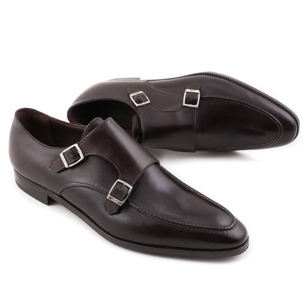 Brioni Double-Buckle Monk Strap Shoes - Top Shelf Apparel