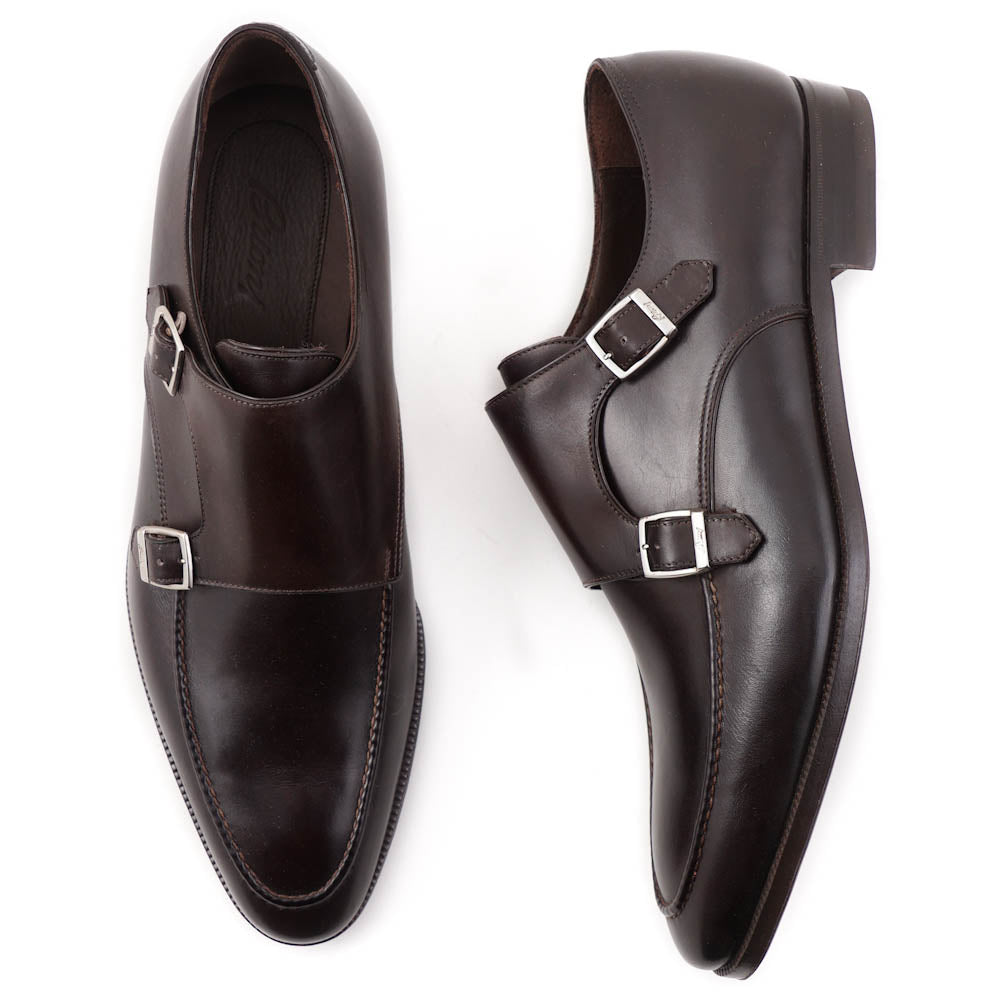 Brioni Double-Buckle Monk Strap Shoes - Top Shelf Apparel