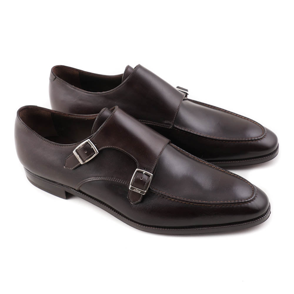 Brioni Double-Buckle Monk Strap Shoes - Top Shelf Apparel