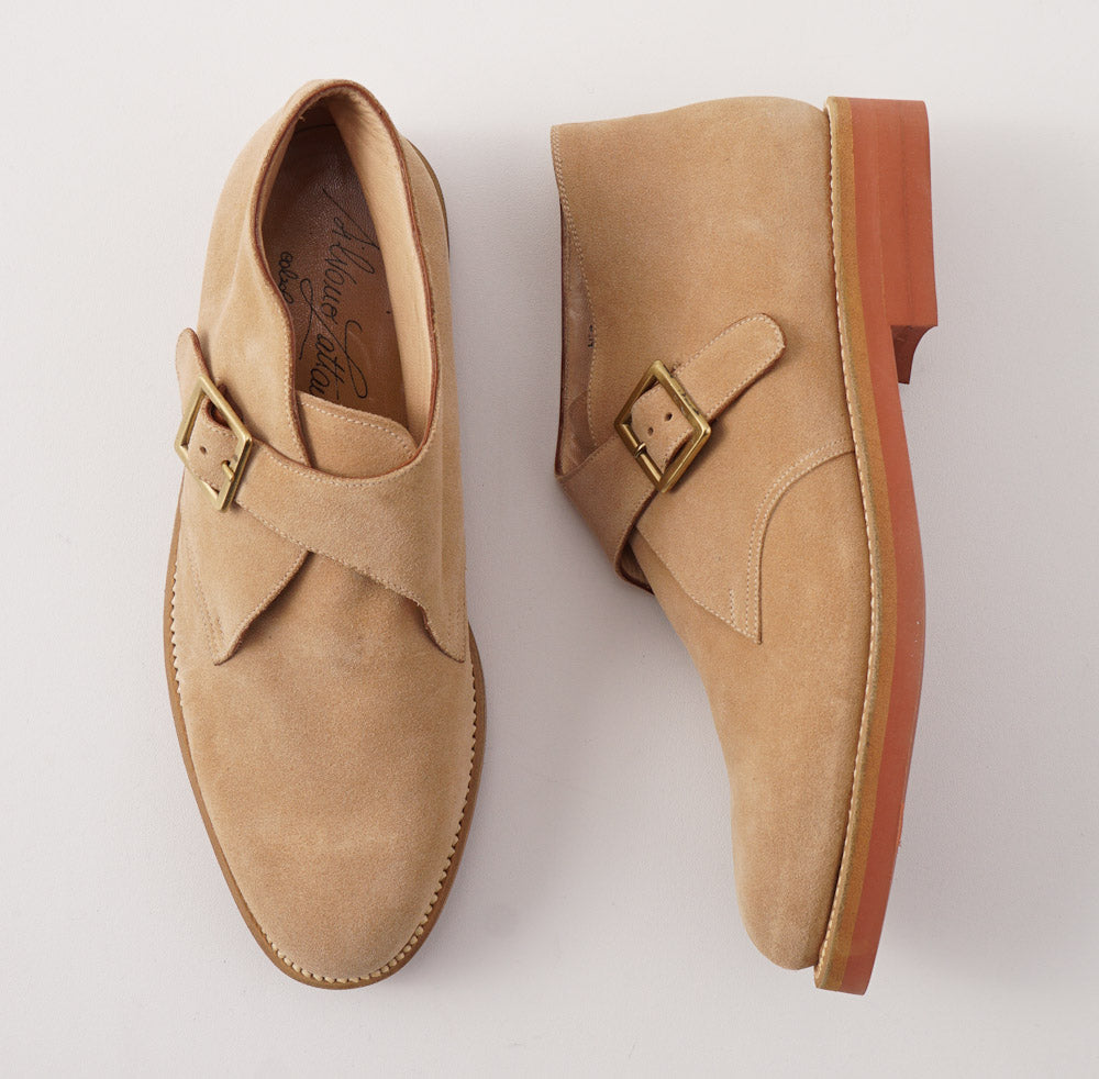 Silvano Lattanzi Chukka Boots in Sand Beige Suede - Top Shelf Apparel