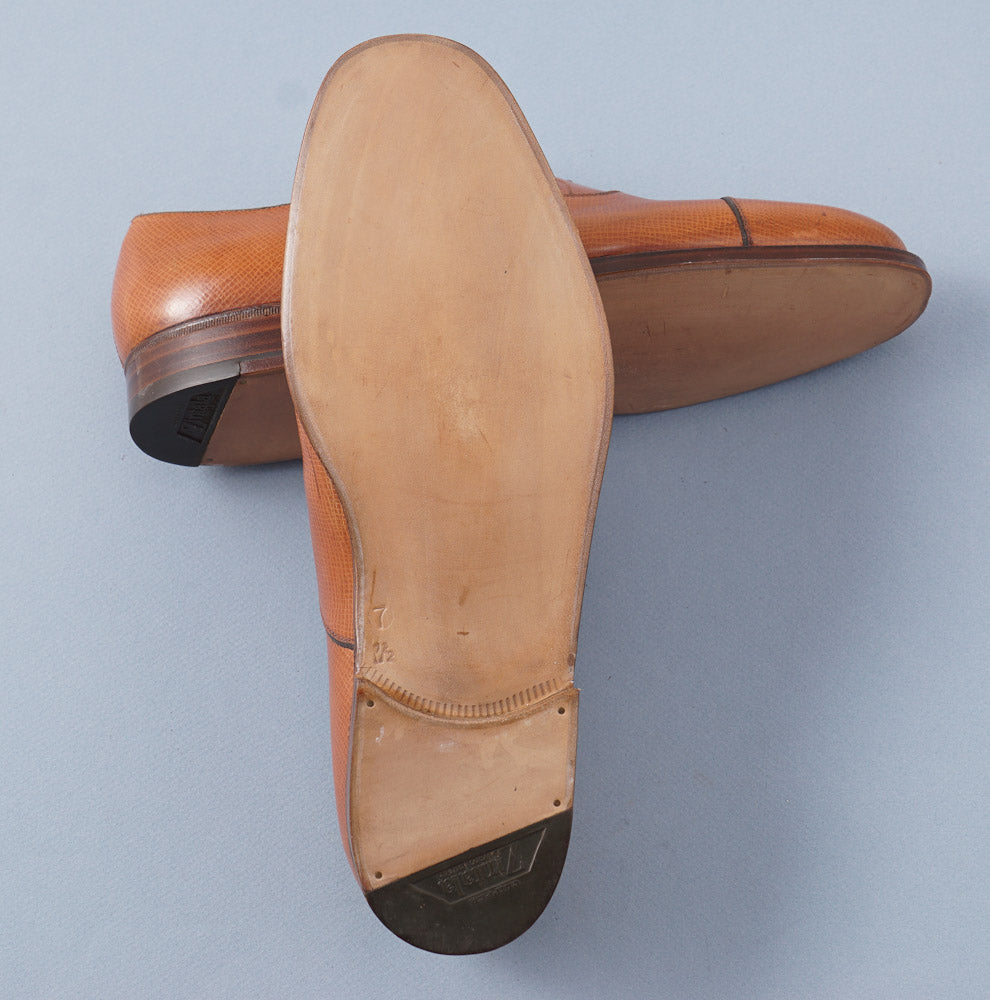 Silvano Lattanzi Cap Toe Balmoral in Whiskey Tan - Top Shelf Apparel