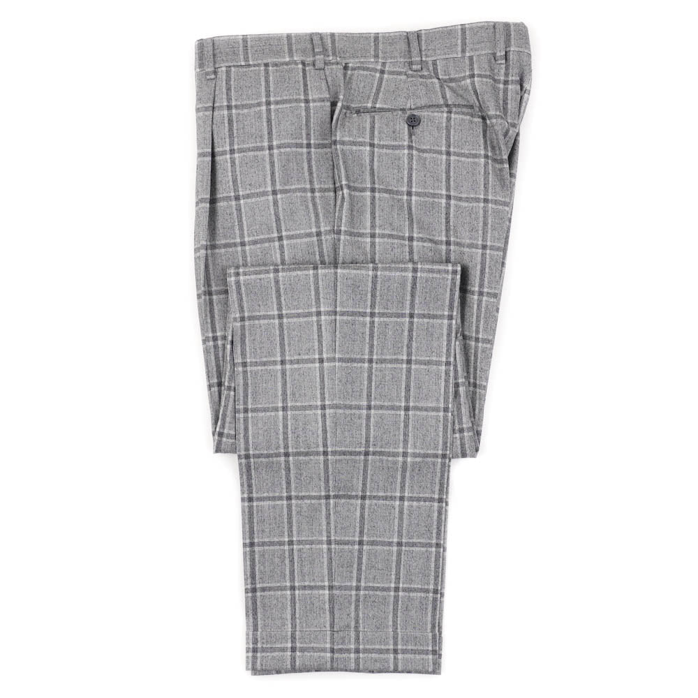 Belvest Gray Check Super 160s Wool Suit - Top Shelf Apparel