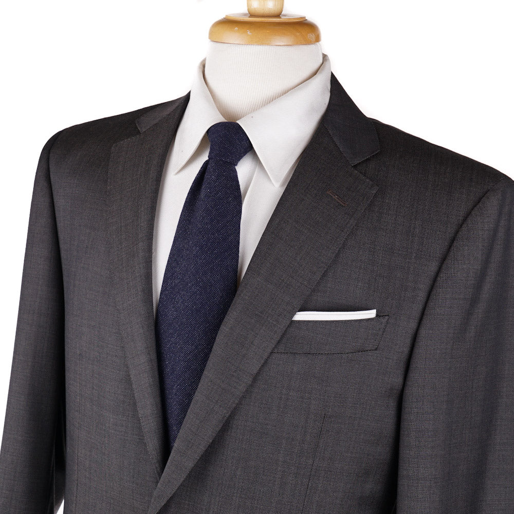 Canali Brown Micro Nailhead Wool Suit - Top Shelf Apparel
