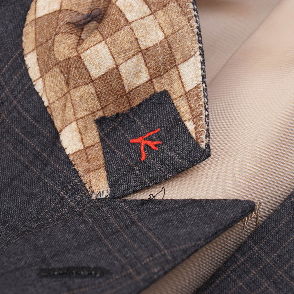 Isaia Gray Check Super 160s Wool Suit - Top Shelf Apparel