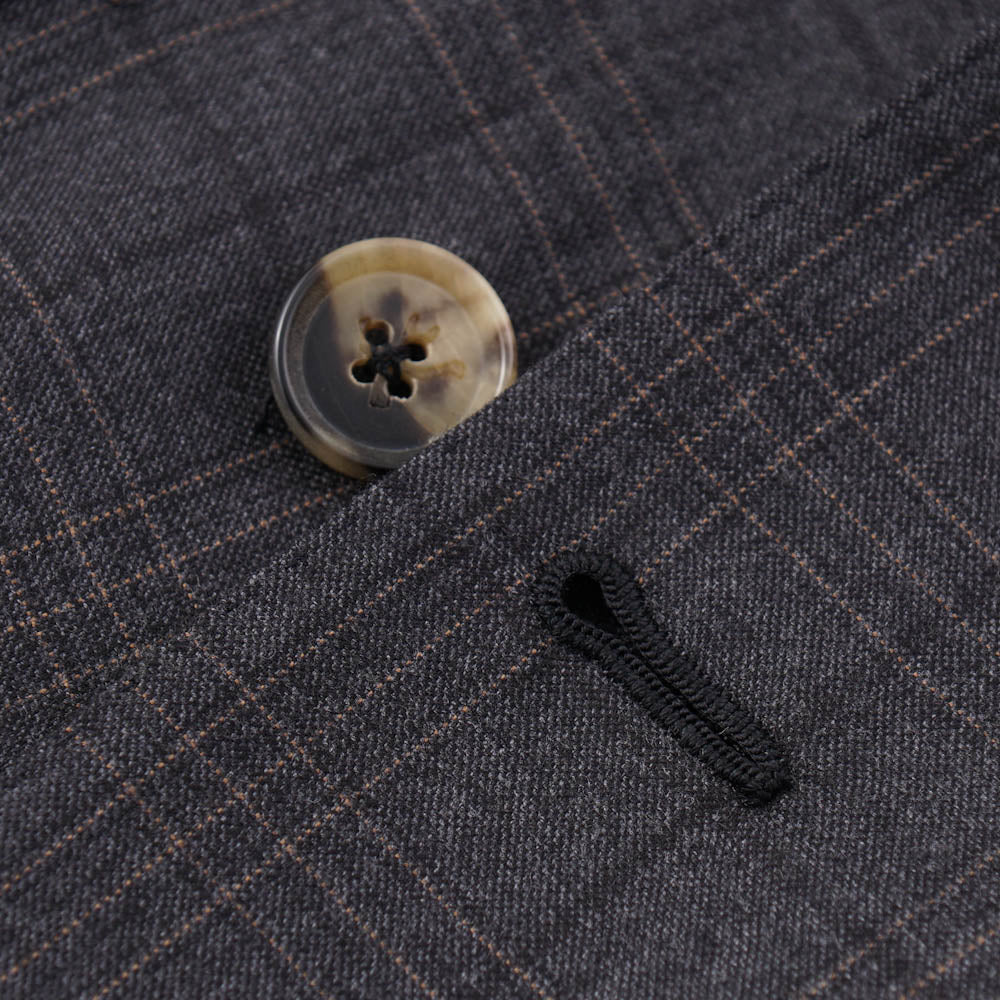 Isaia Gray Check Super 160s Wool Suit - Top Shelf Apparel