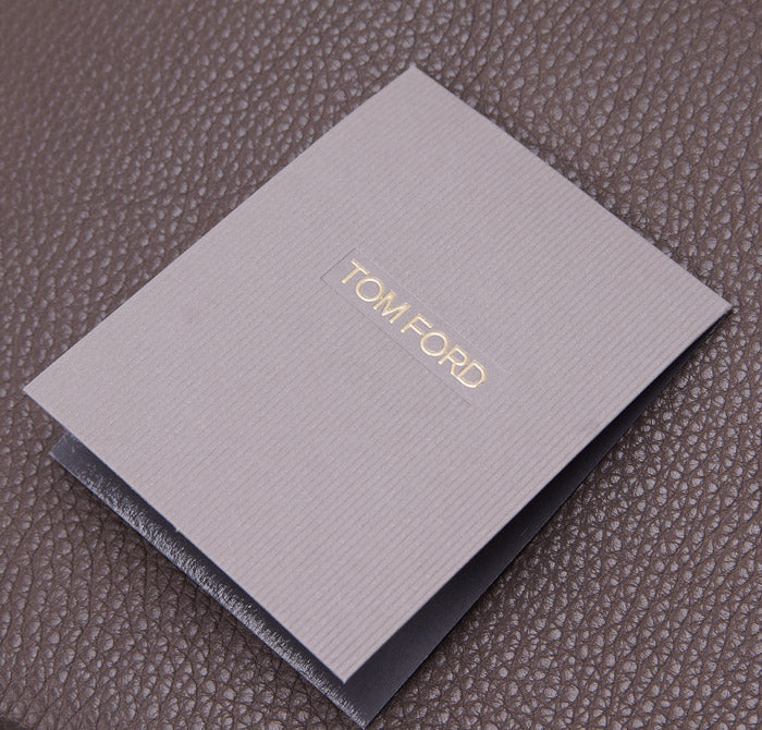 Tom Ford 'Buckley' Gray Leather Messenger Bag – Top Shelf Apparel