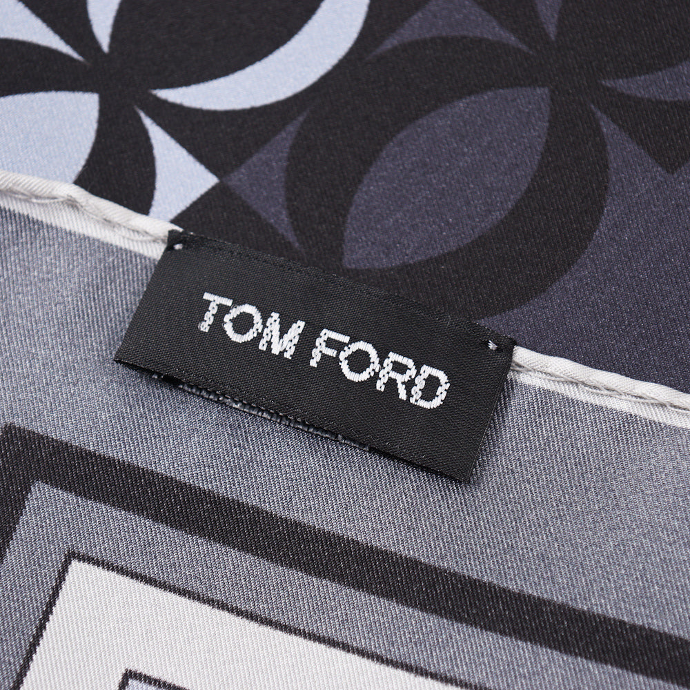 Tom Ford Contrast Print Pocket Square - Top Shelf Apparel