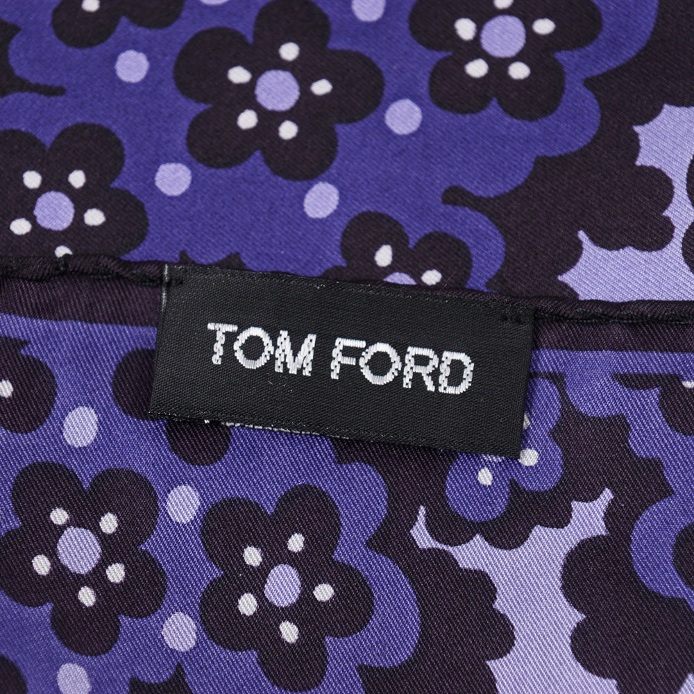 Tom Ford Floral Print Pocket Square - Top Shelf Apparel