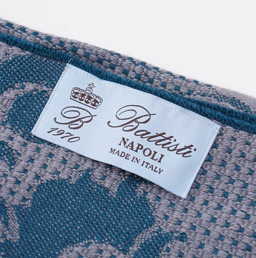 Battisti Paisley Jacquard Wool Throw Blanket - Top Shelf Apparel