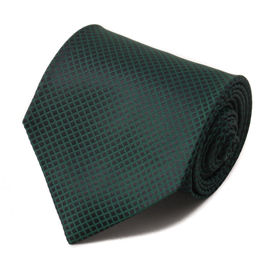 Isaia Emerald Green Mini Check Silk Tie - Top Shelf Apparel