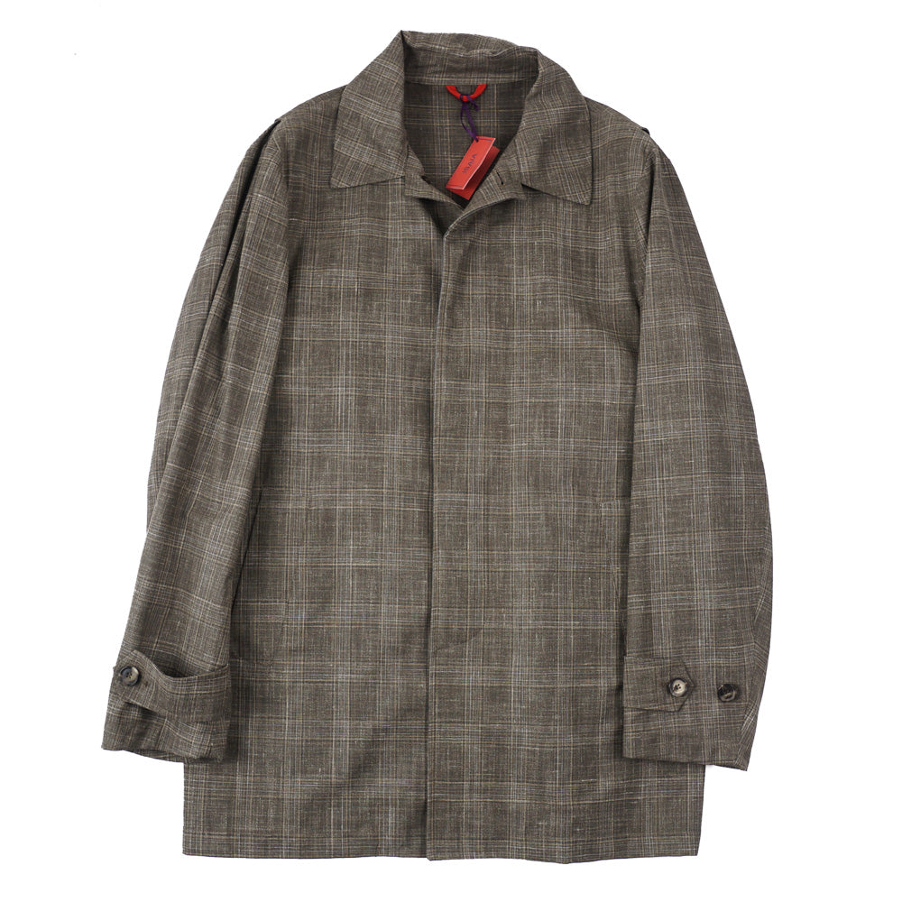 Isaia Lightweight Wool-Silk-Linen Coat - Top Shelf Apparel