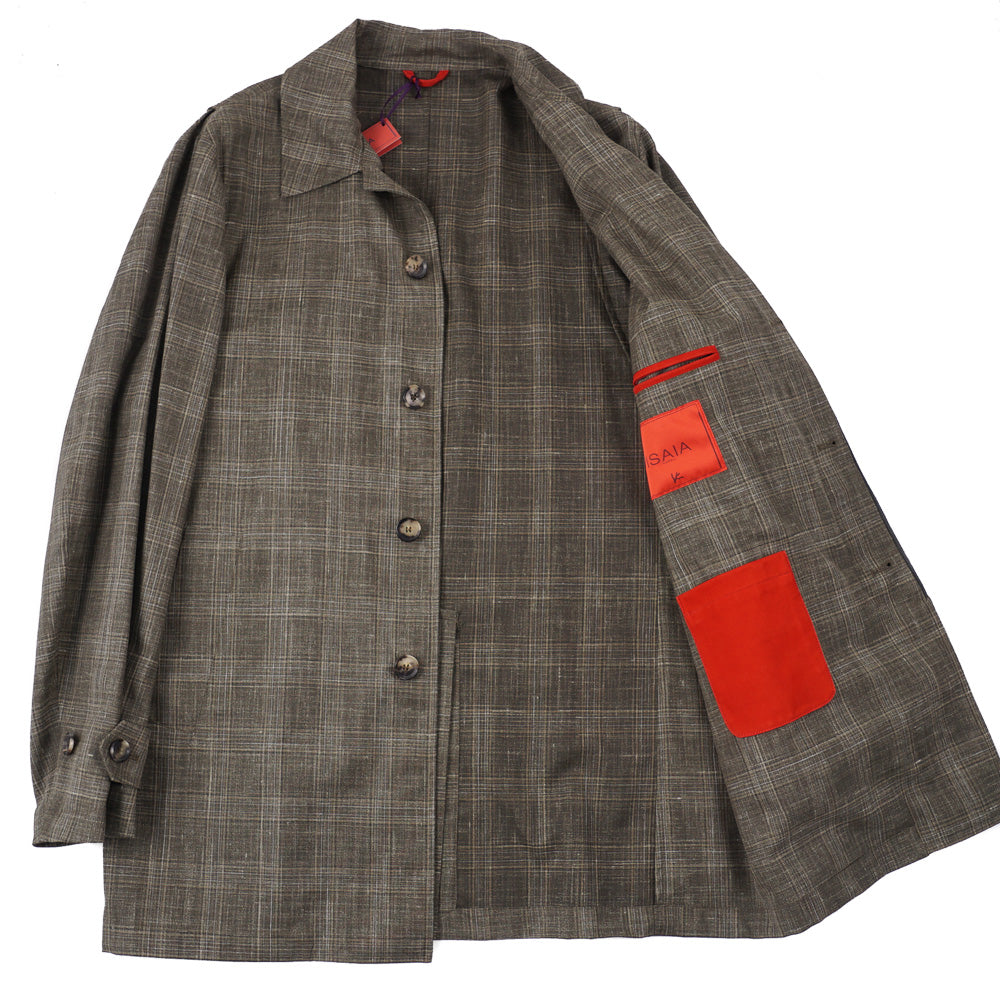 Isaia Lightweight Wool-Silk-Linen Coat - Top Shelf Apparel