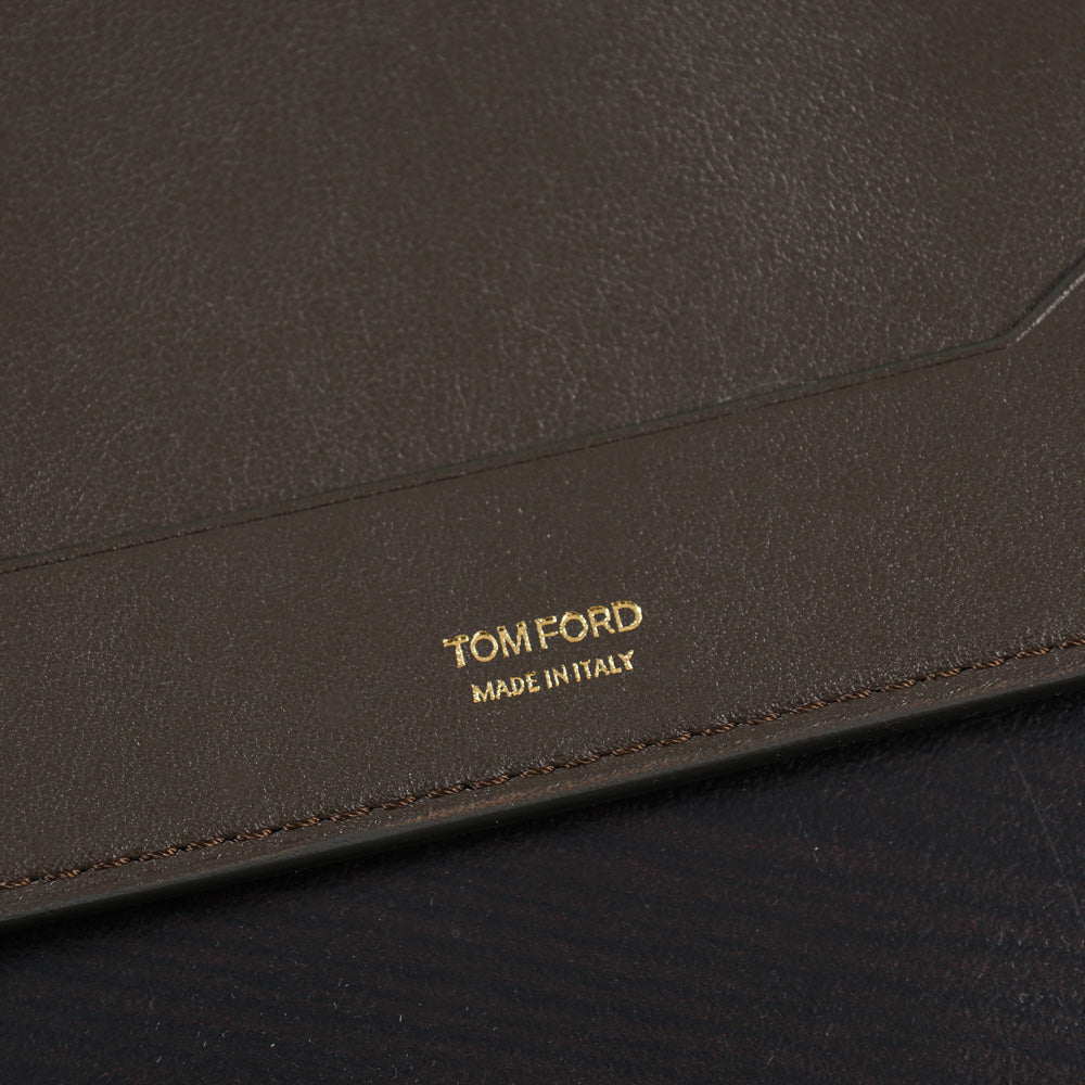 Tom Ford Passport Cover in Olive Leather - Top Shelf Apparel