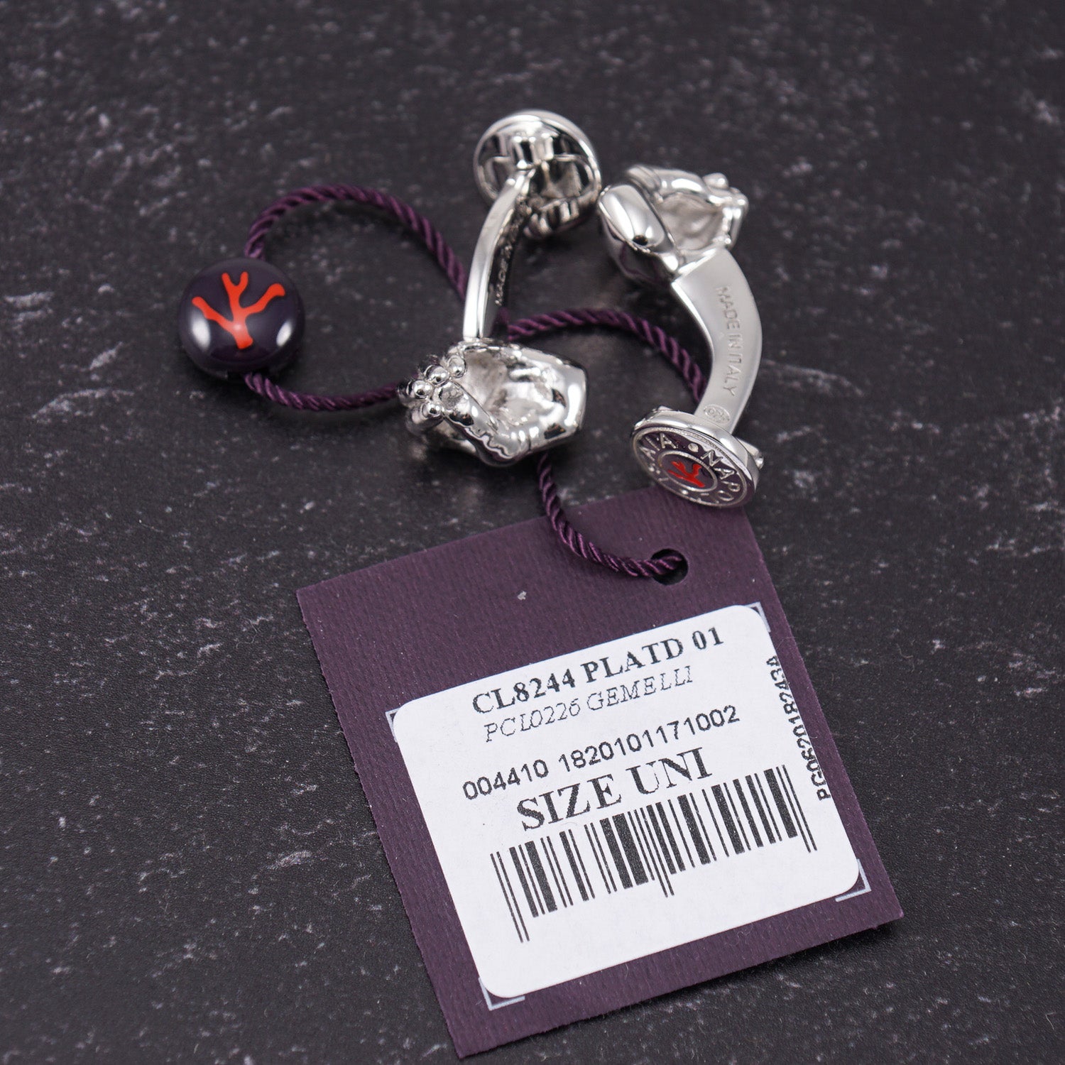 Isaia Sterling Silver Gesti Cufflinks - Top Shelf Apparel