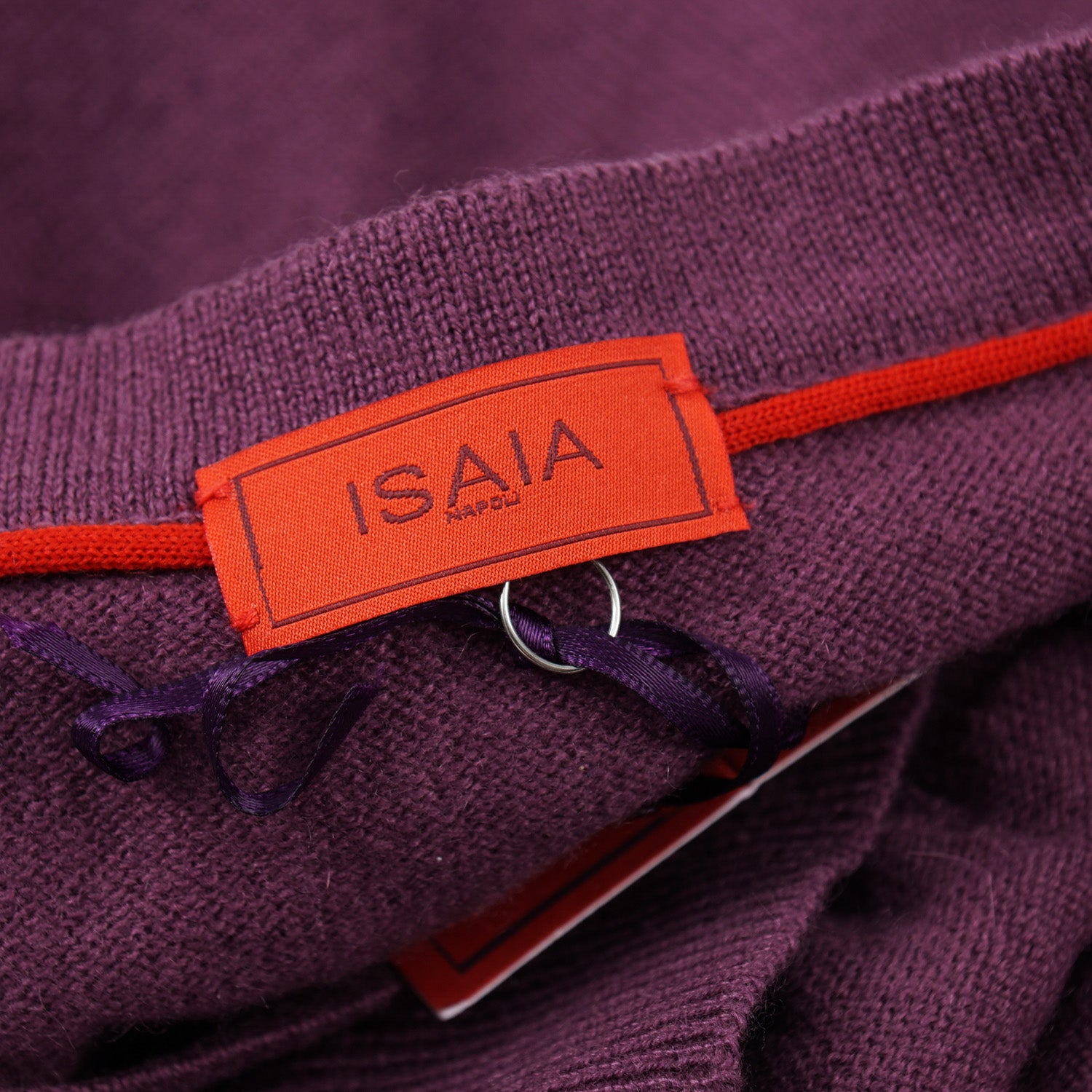 Isaia Slim-Fit Cashmere Sweater with Suede Elbow Patches - Top Shelf Apparel