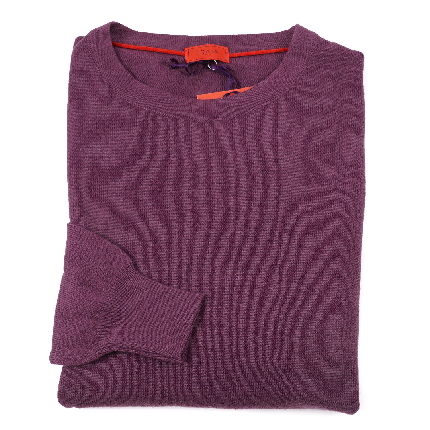 Isaia Slim-Fit Cashmere Sweater with Suede Elbow Patches - Top Shelf Apparel