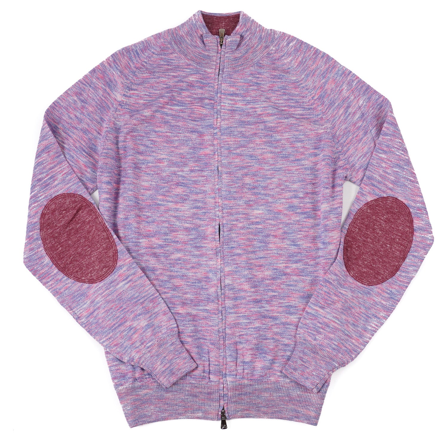 Isaia Full-Zip Wool-Silk-Linen Sweater - Top Shelf Apparel