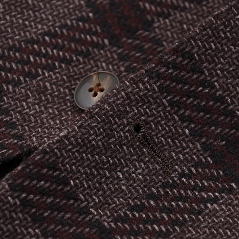 L.B.M. 1911 Brown-Burgundy Check Sport Coat - Top Shelf Apparel