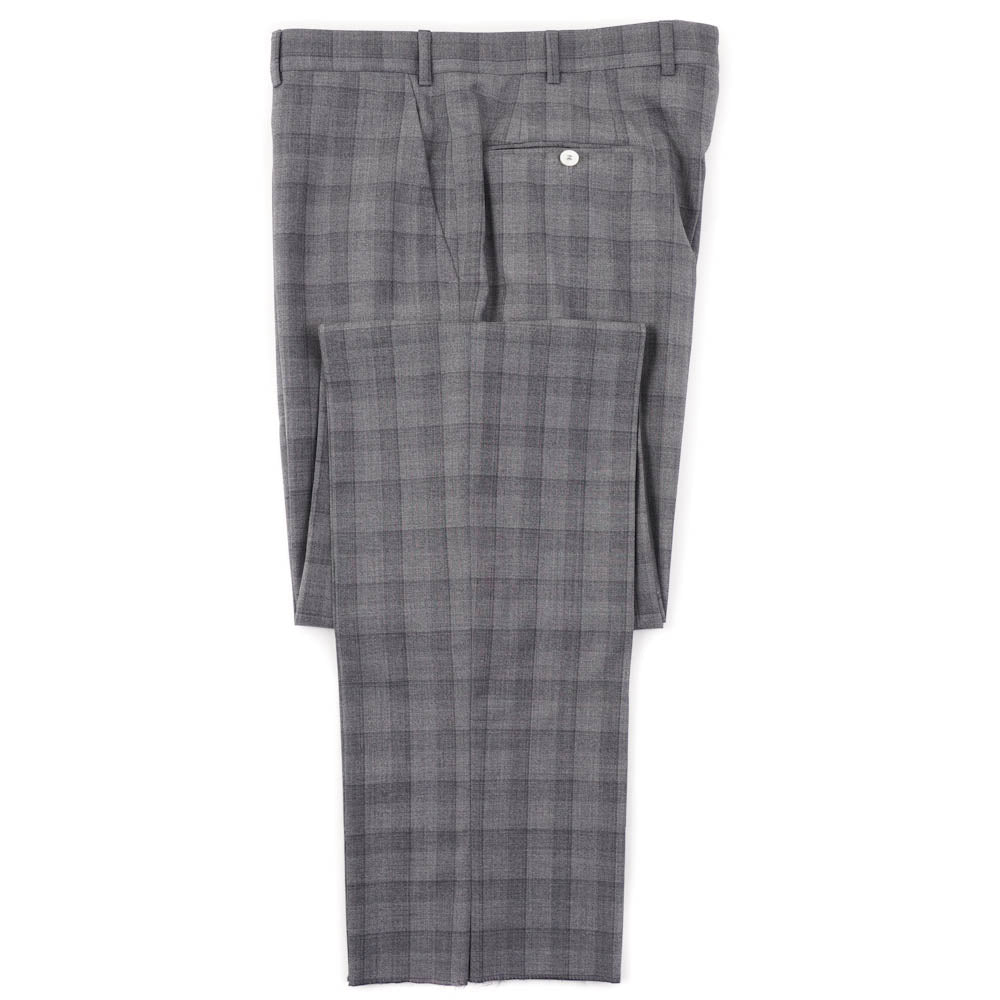 Isaia Gray Check Lightweight Super 150s Suit - Top Shelf Apparel