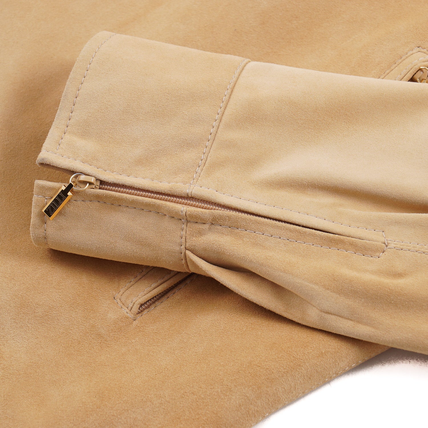 Zilli Calf Suede Leather Jacket - Top Shelf Apparel