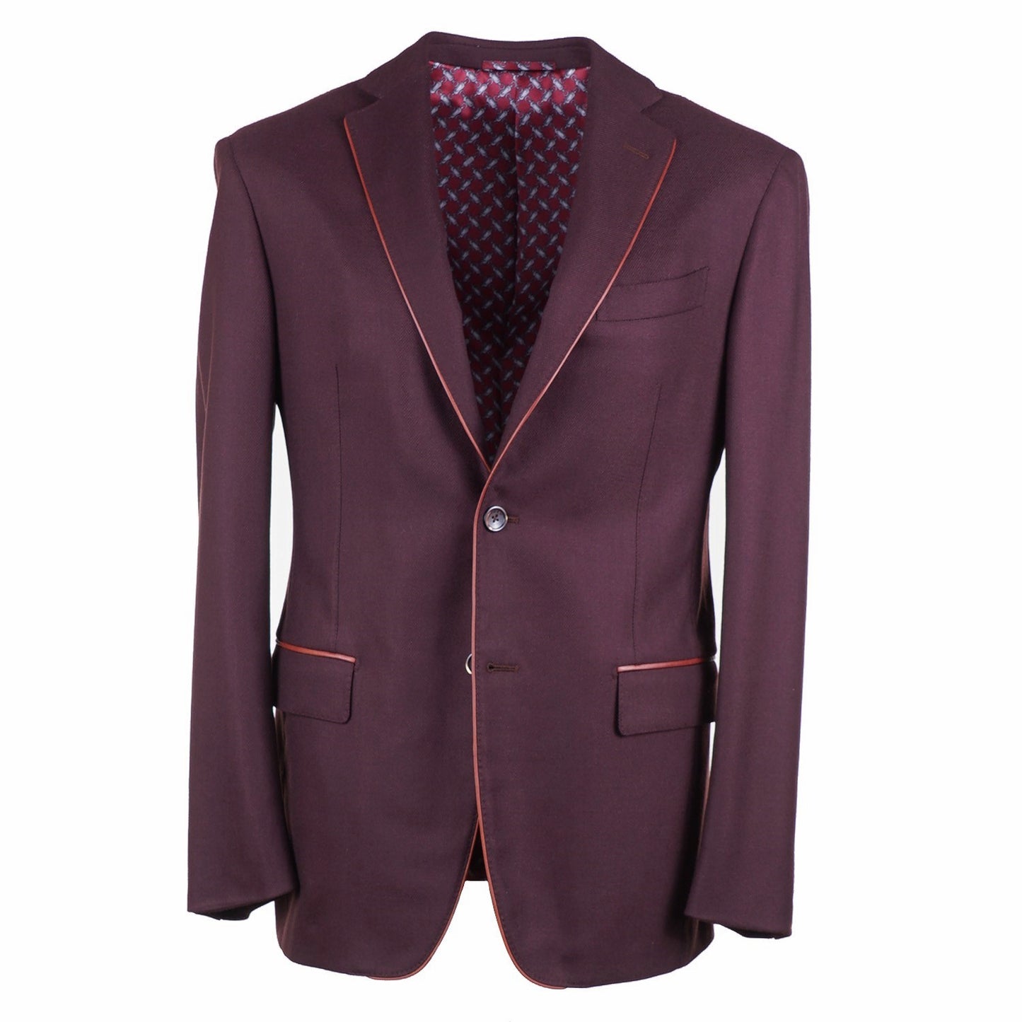 Zilli Cashmere Sport Coat with Leather Details - Top Shelf Apparel