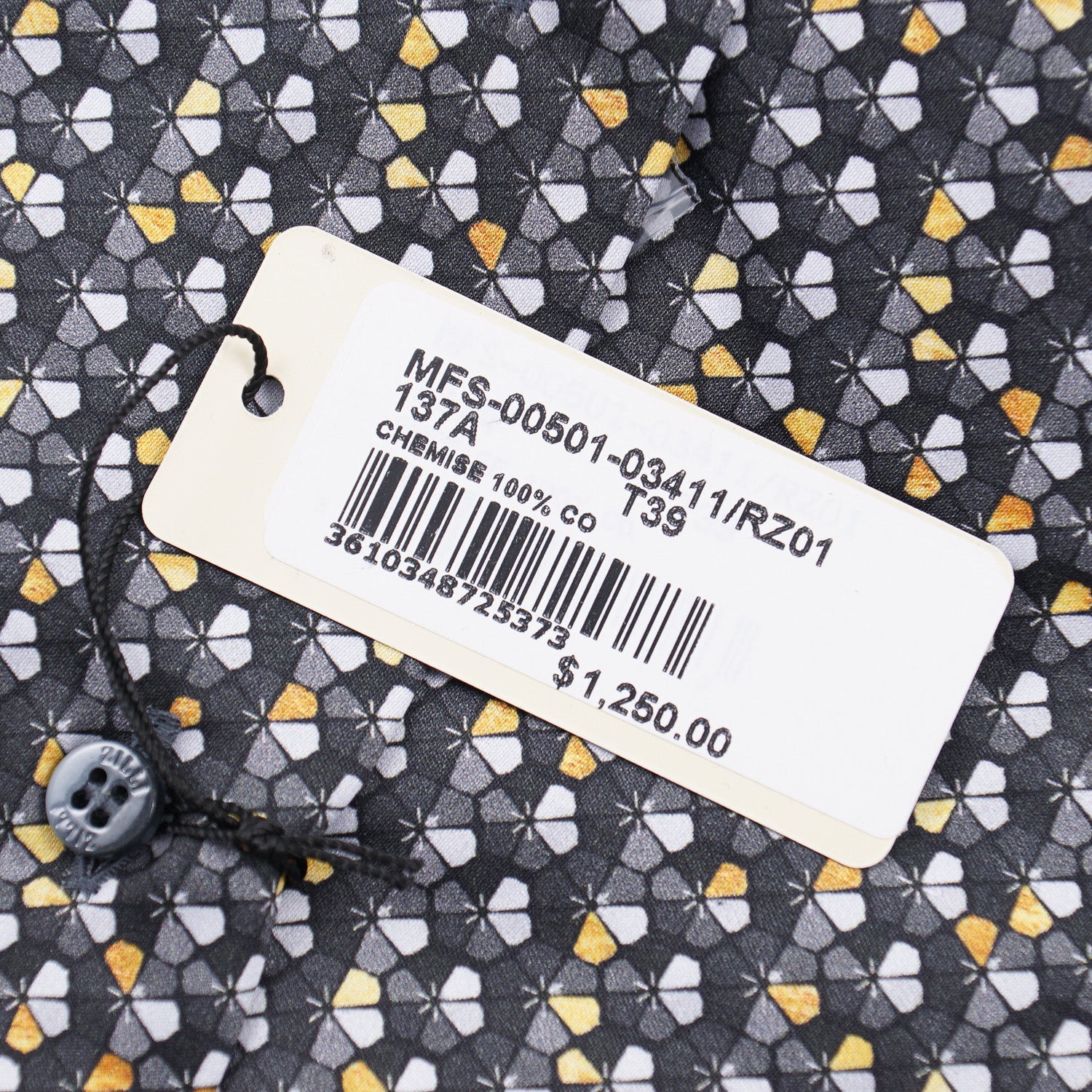Zilli Cotton Shirt with Geometric Print - Top Shelf Apparel