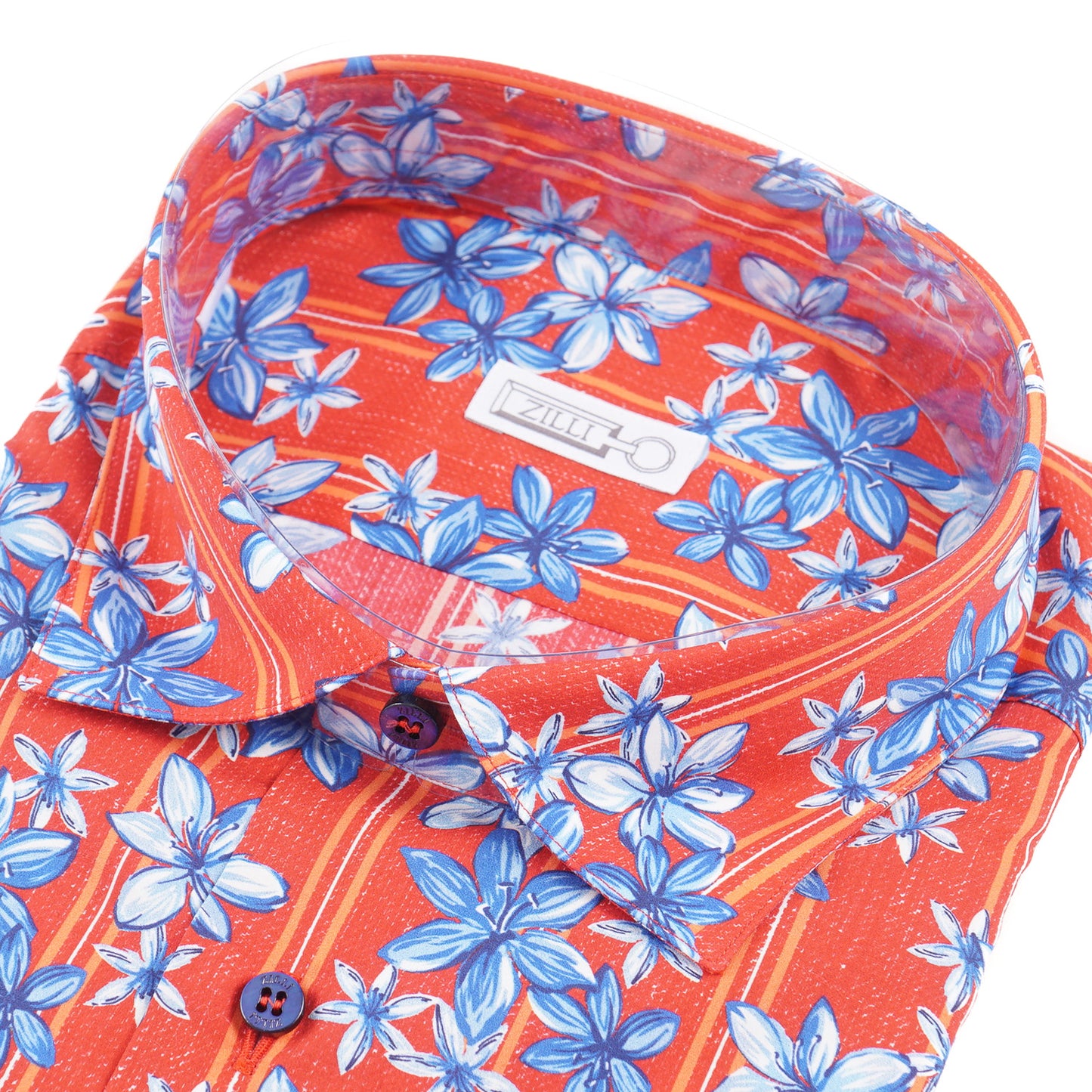 Zilli Short-Sleeve Shirt with Floral Print - Top Shelf Apparel