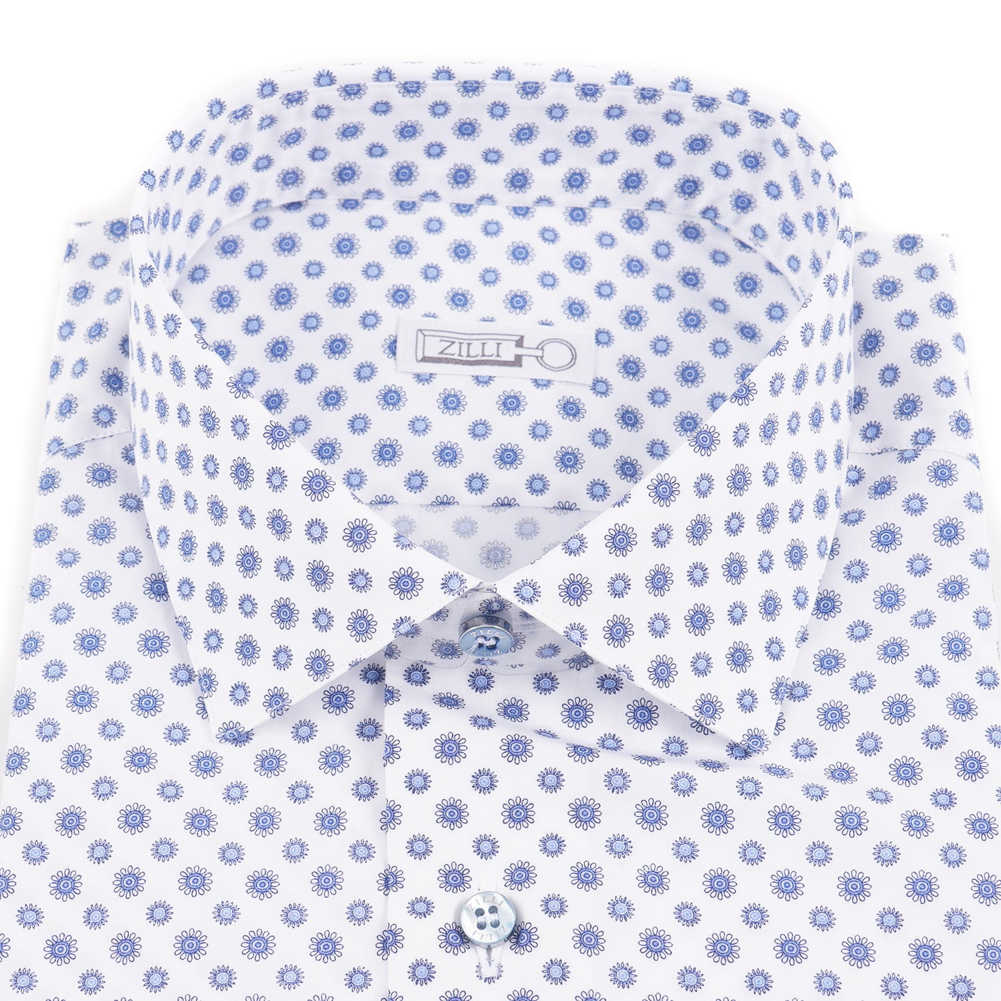 Zilli Cotton Shirt with Floral Medallion Print - Top Shelf Apparel