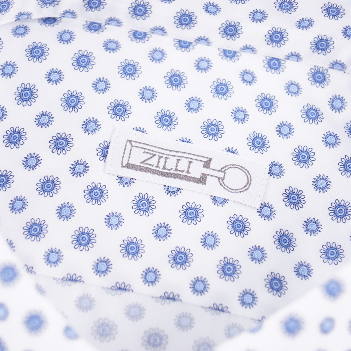 Zilli Cotton Shirt with Floral Medallion Print - Top Shelf Apparel