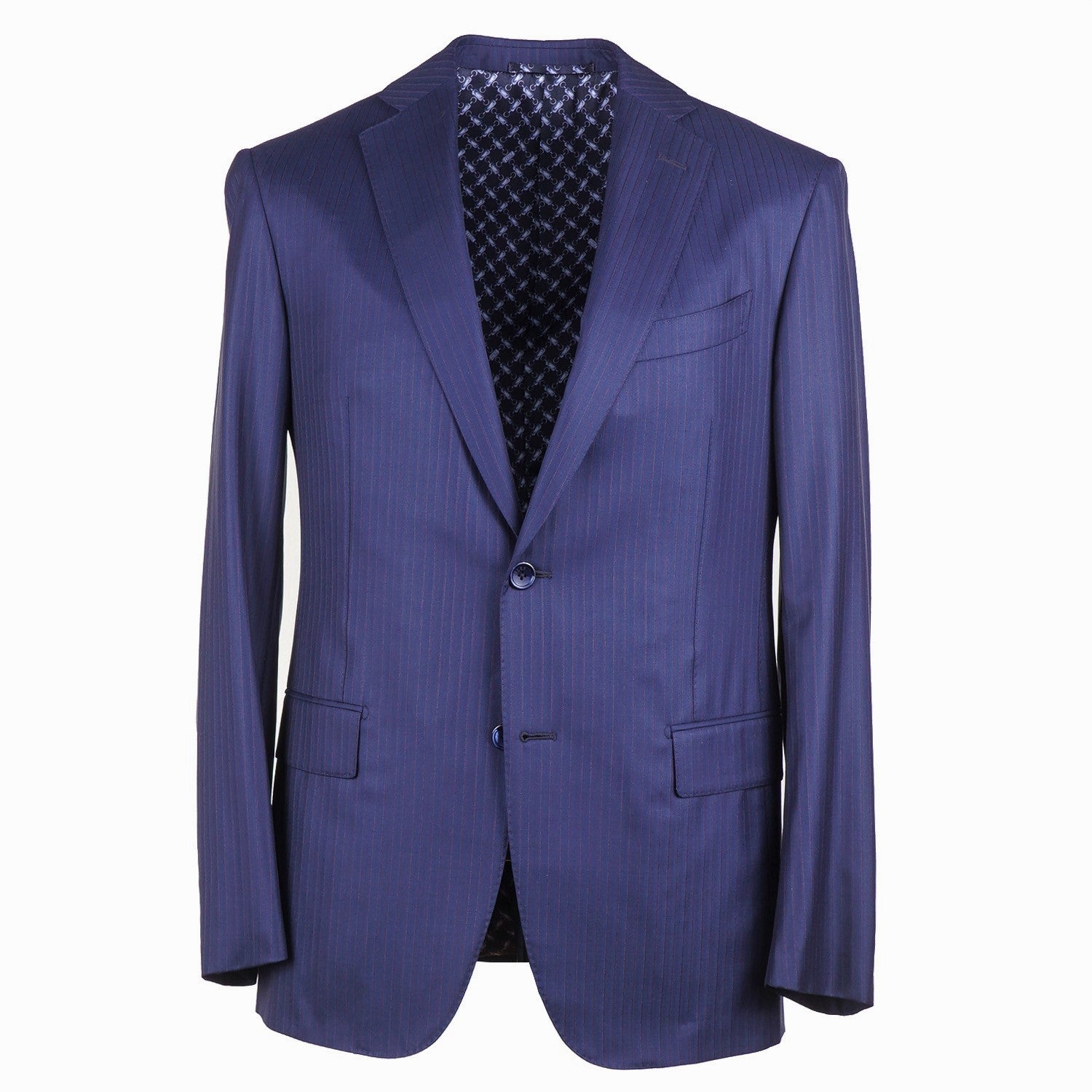 Zilli Navy Blue Stripe Superfine Wool Suit – Top Shelf Apparel