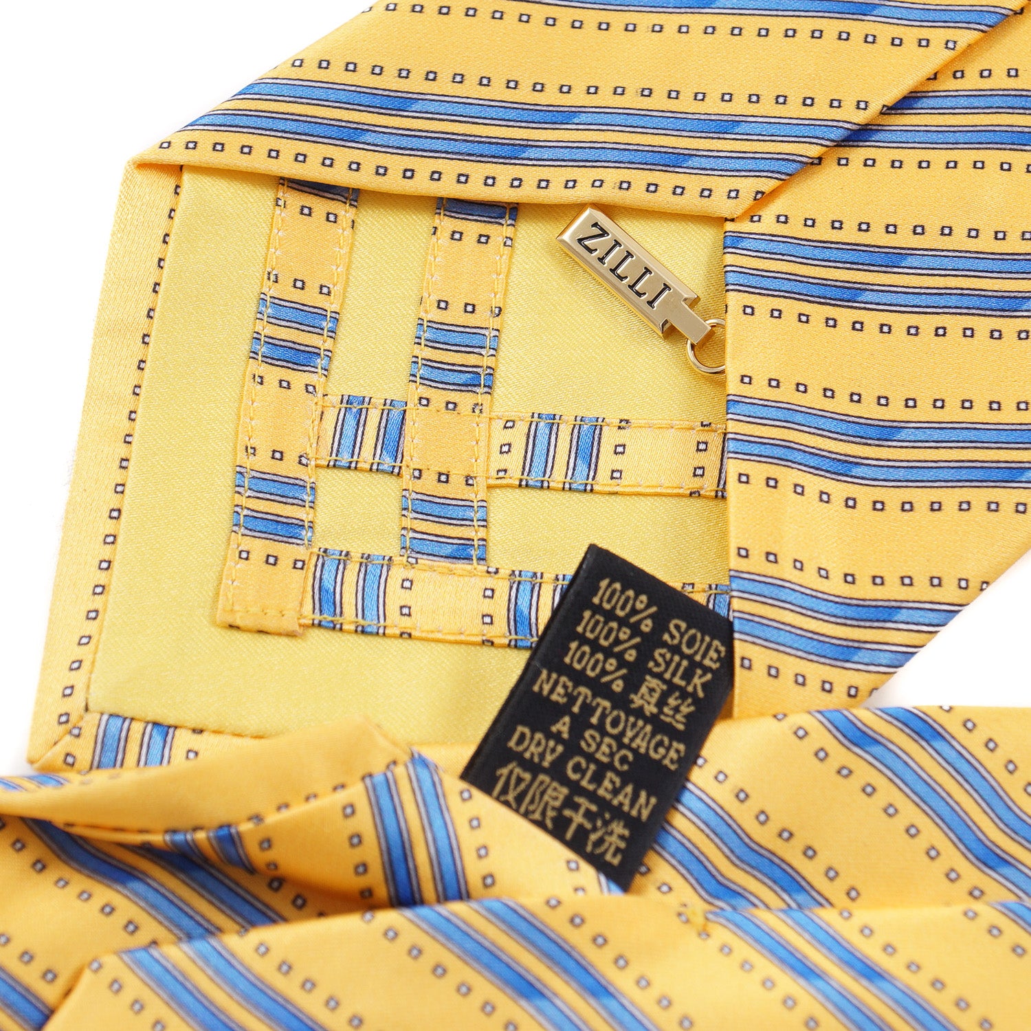 Zilli Printed Satin Silk Tie - Top Shelf Apparel