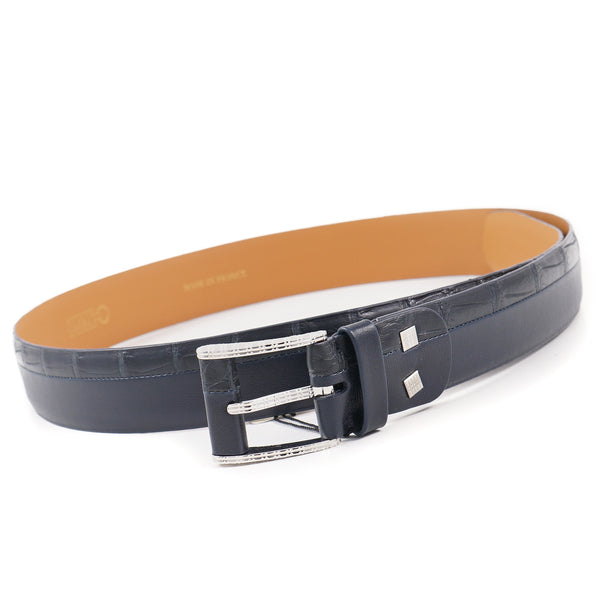 Zilli Belt in Burgundy Crocodile 46W