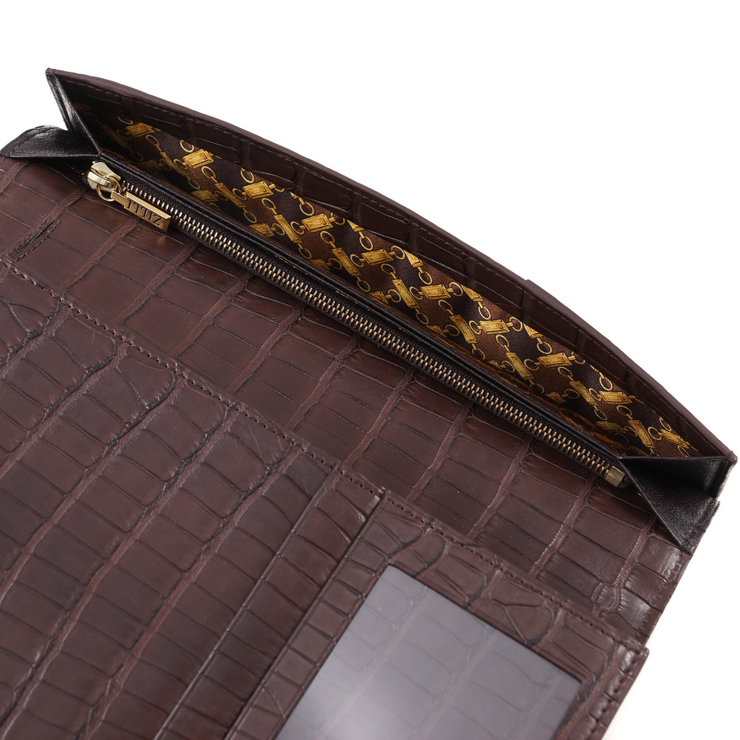 Zilli Voyageur Wallet in Matte Crocodile - Top Shelf Apparel