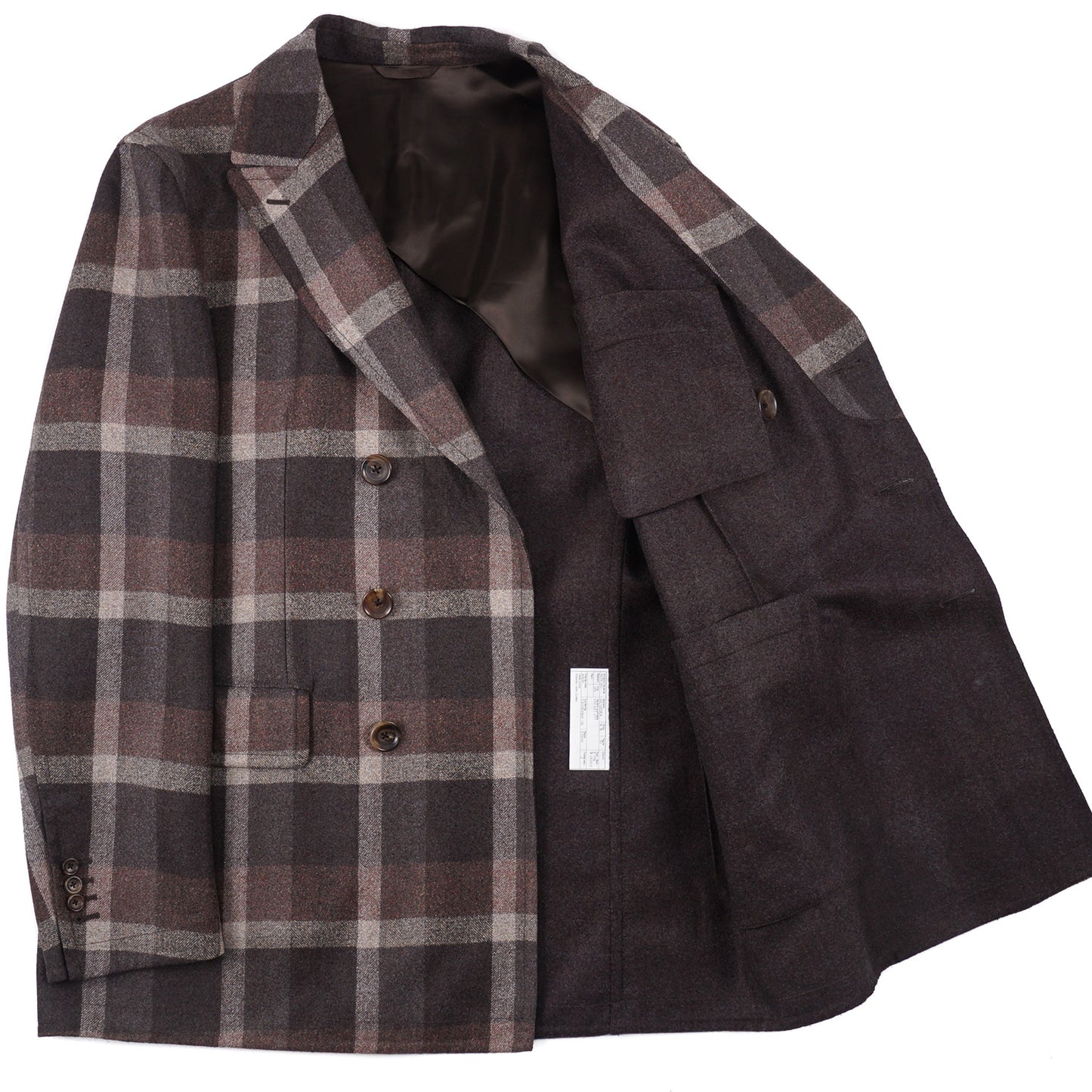 Belvest Mid-Weight Flannel Wool Pea Coat - Top Shelf Apparel