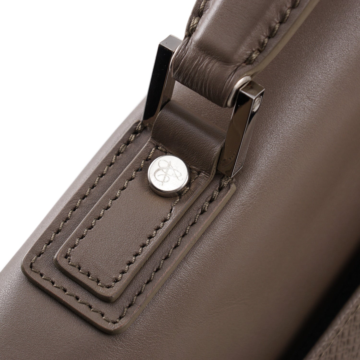 Canali Printed Leather Briefcase - Top Shelf Apparel