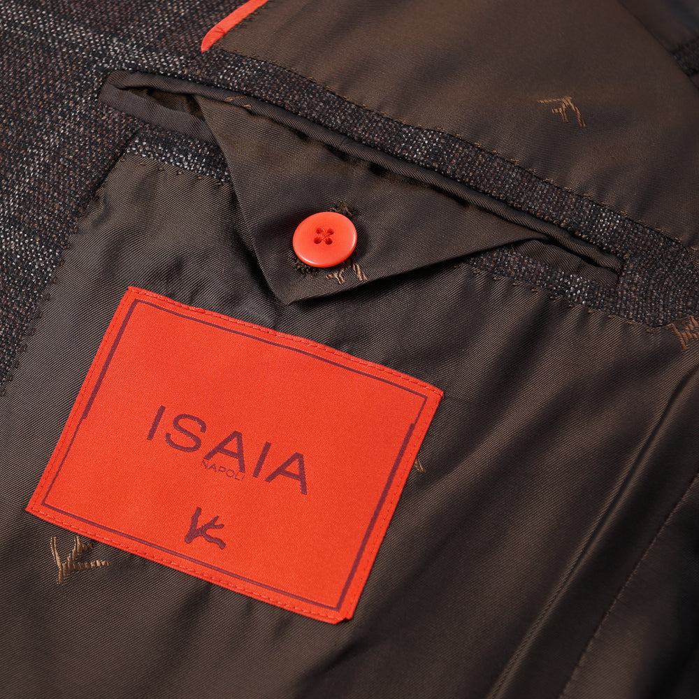 Isaia Windowpane Check Wool-Silk Sport Coat - Top Shelf Apparel