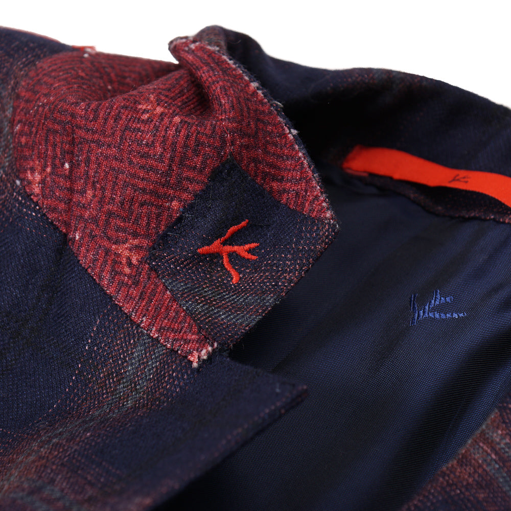 Isaia Navy Check 'Soft Delain' Sport Coat - Top Shelf Apparel