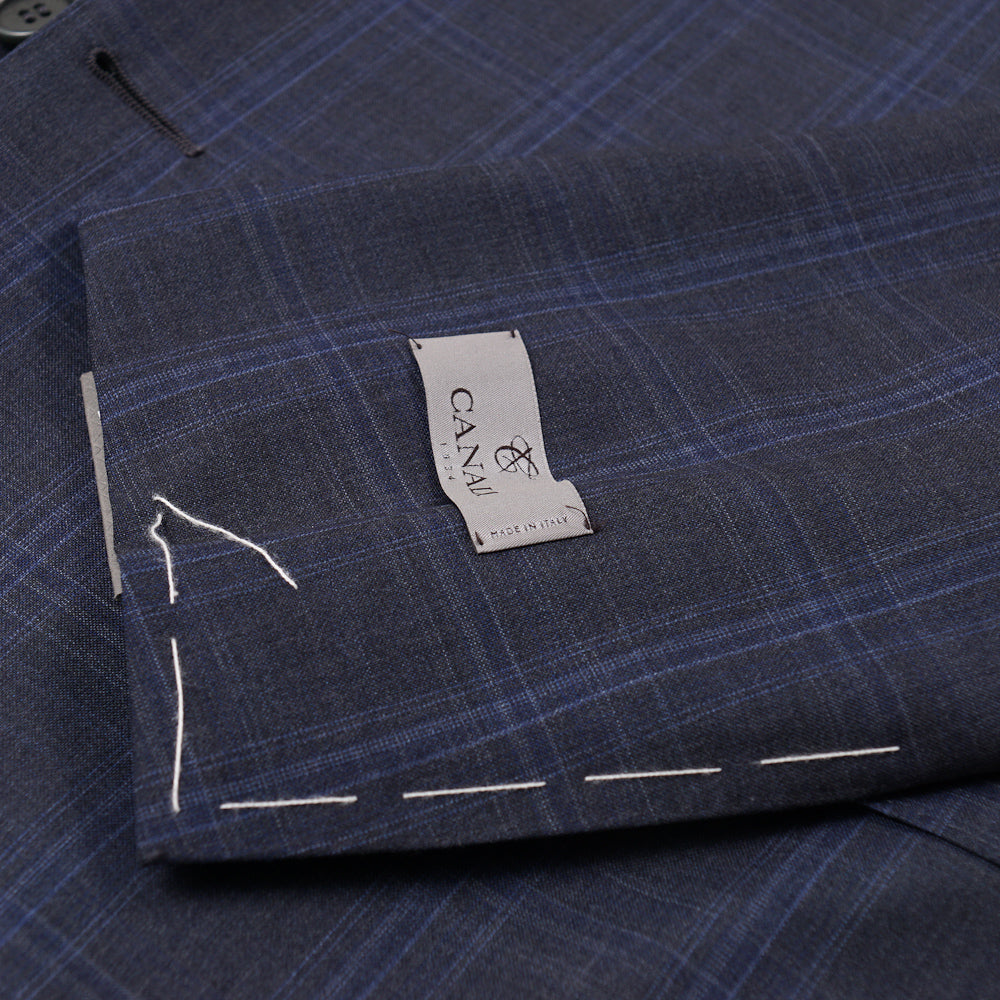 Canali Windowpane Check Wool Suit - Top Shelf Apparel