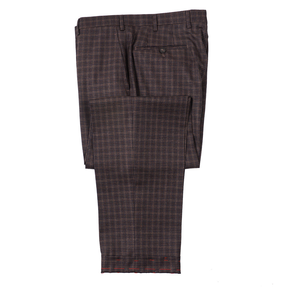 Isaia Layered Check Super 140s Wool Suit - Top Shelf Apparel